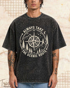 Scenic Route Vintage Adventure Cotton Tshirt Billien LLC 