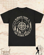 Scenic Route Vintage Adventure Cotton Tshirt