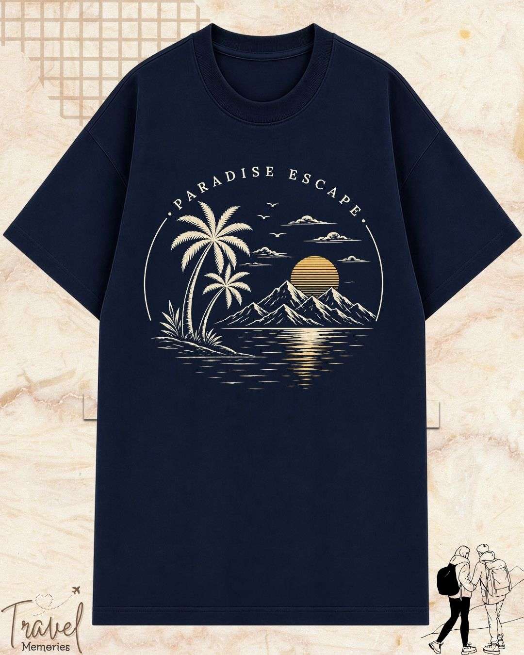 Scenic Route Vintage Adventure Cotton Tshirt Swiftsoul 