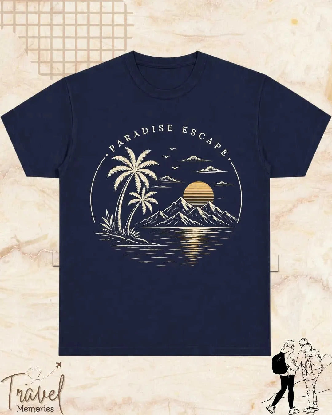Scenic Route Vintage Adventure Cotton Tshirt Swiftsoul
