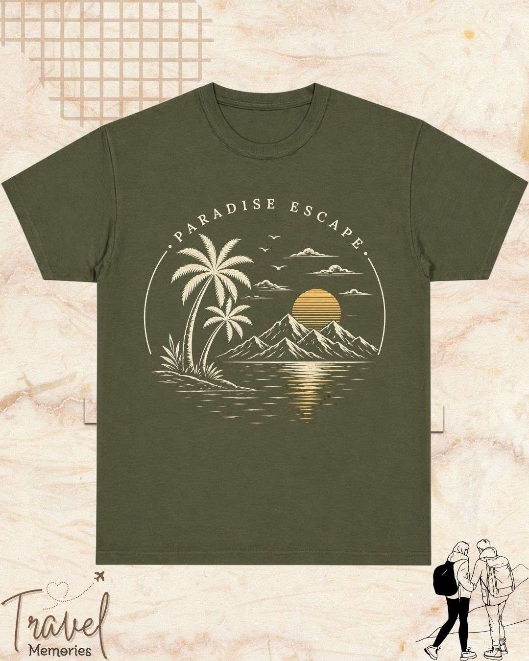 Scenic Route Vintage Adventure Cotton Tshirt Swiftsoul 