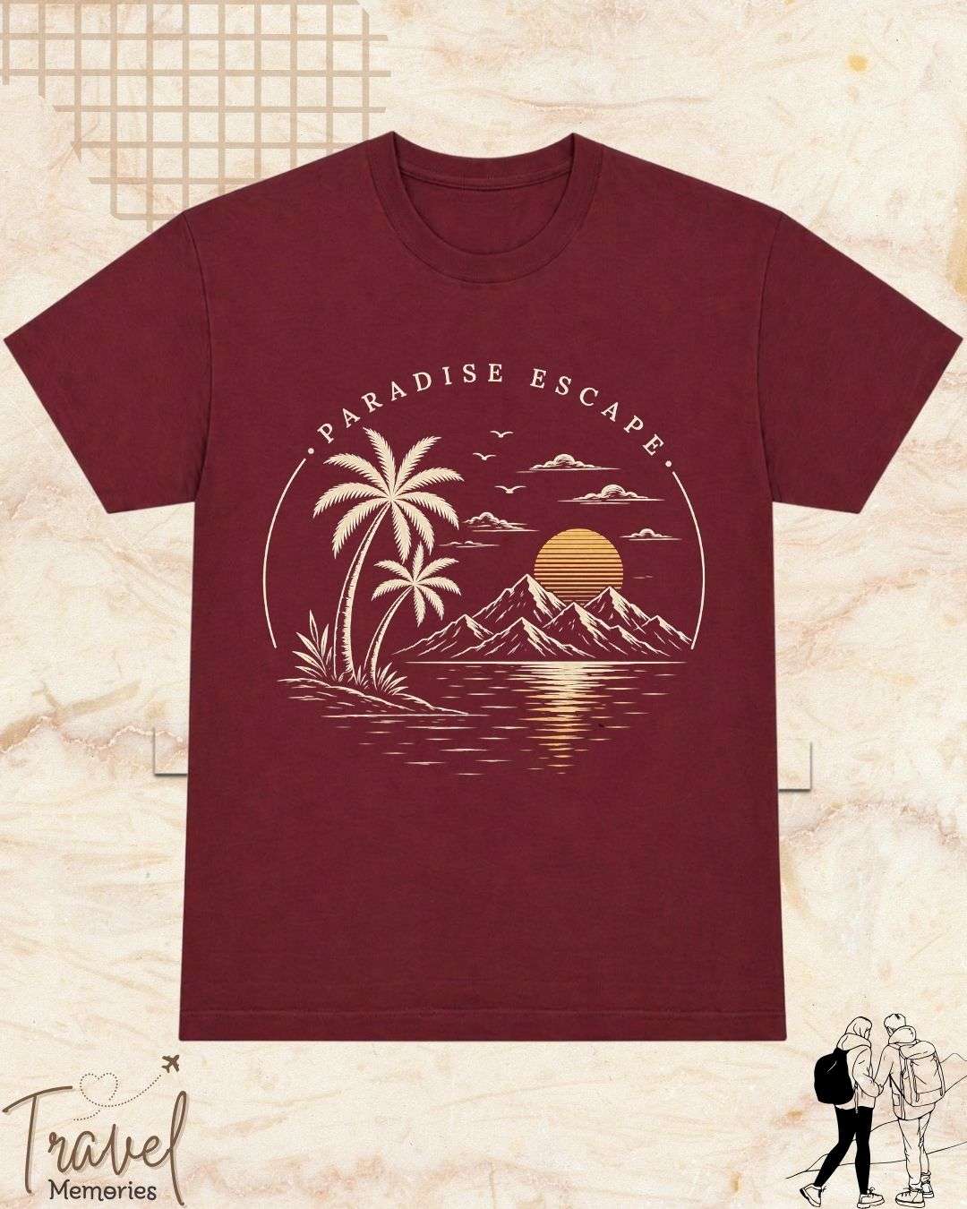 Scenic Route Vintage Adventure Cotton Tshirt Swiftsoul 