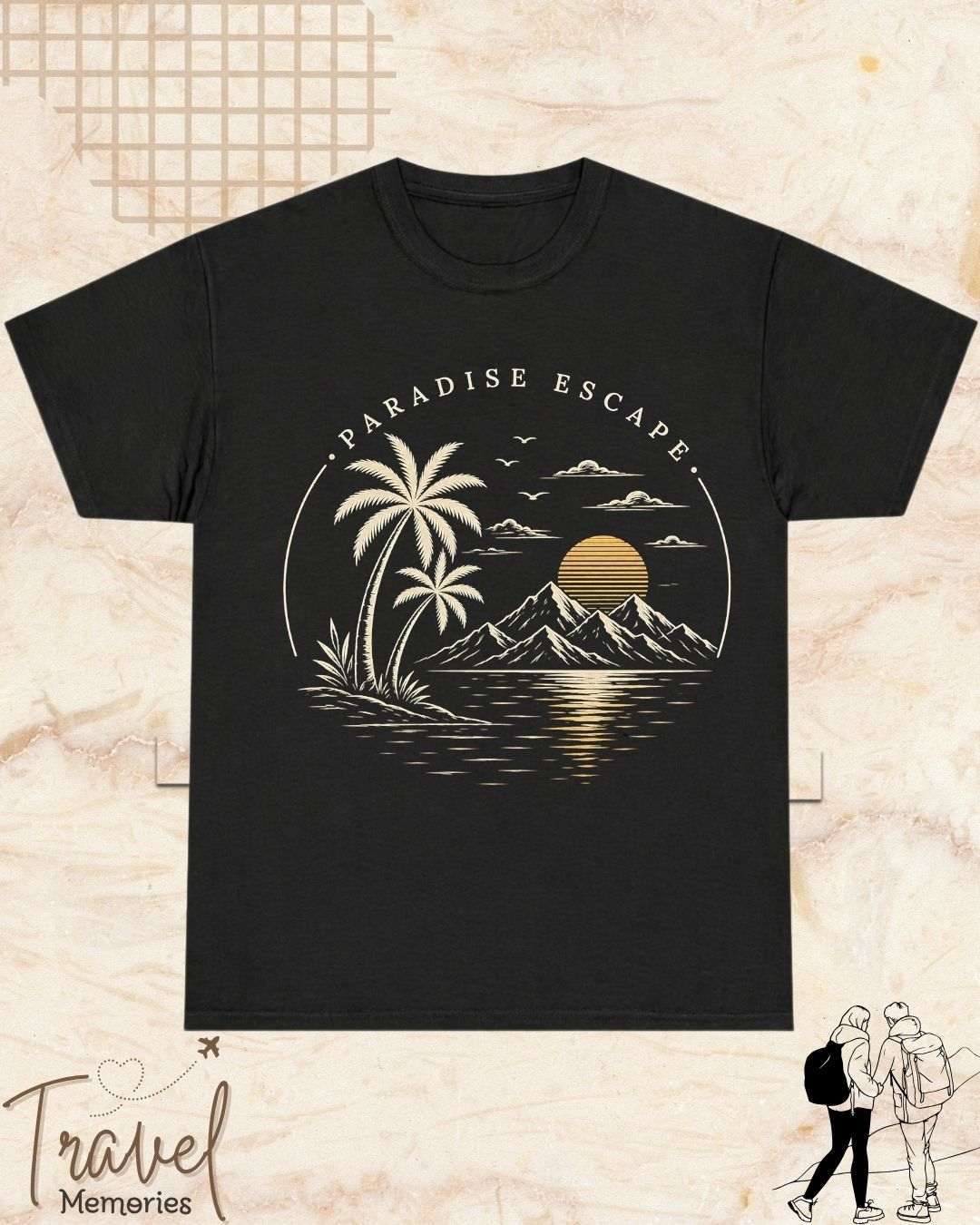 Scenic Route Vintage Adventure Cotton Tshirt