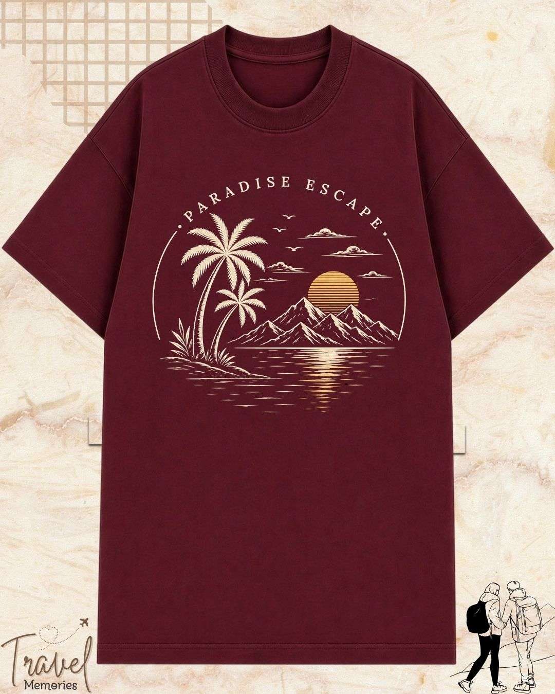 Scenic Route Vintage Adventure Cotton Tshirt Swiftsoul 