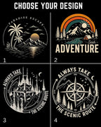Scenic Route Vintage Adventure Cotton Tshirt Swiftsoul