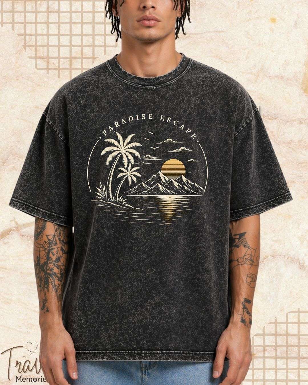 Scenic Route Vintage Adventure Cotton Tshirt Swiftsoul 