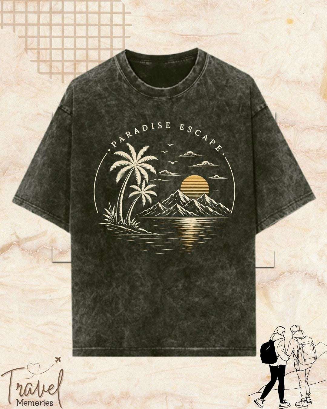Scenic Route Vintage Adventure Cotton Tshirt Swiftsoul 