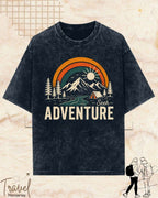 Scenic Route Vintage Adventure Cotton Tshirt Swiftsoul 