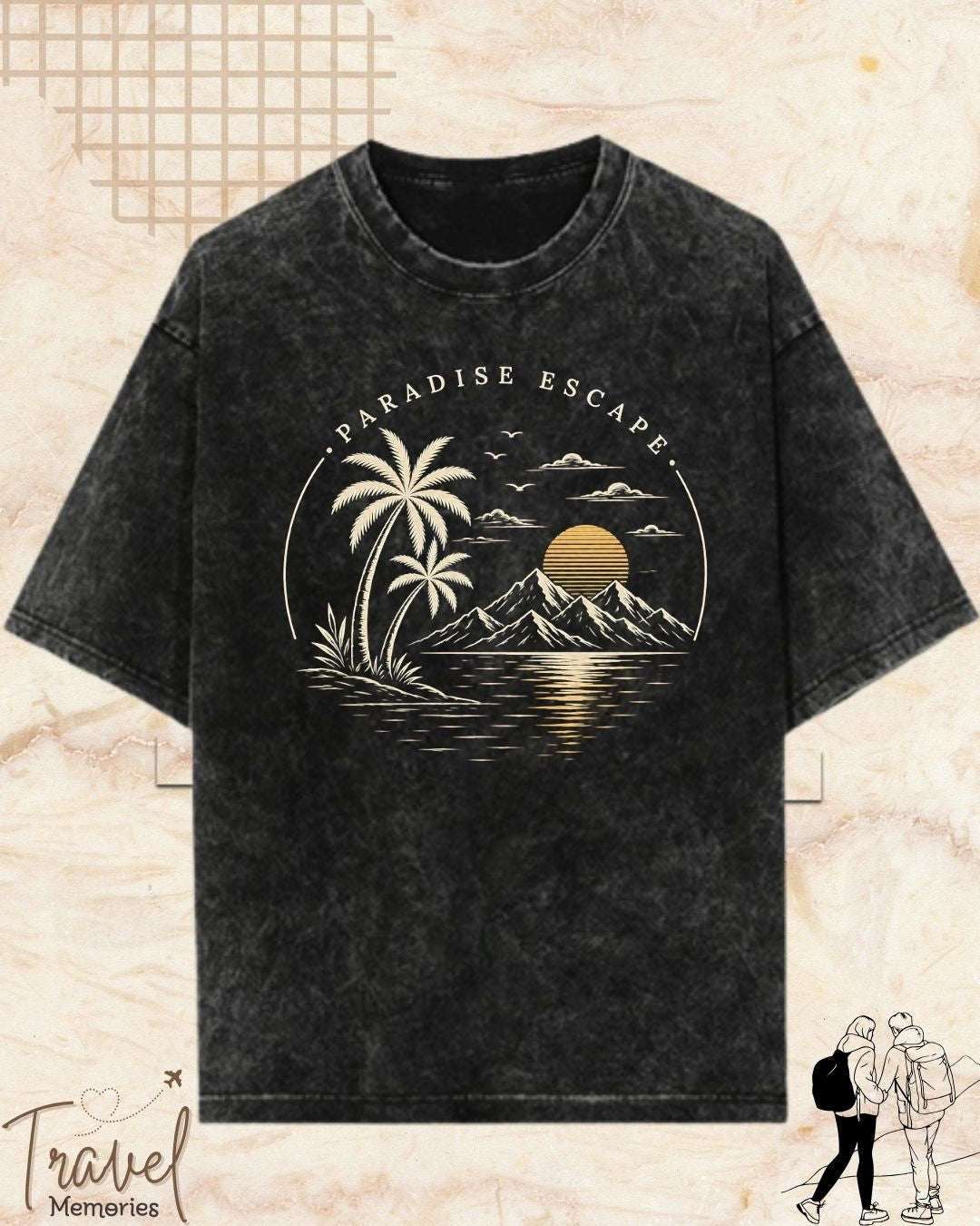 Scenic Route Vintage Adventure Cotton Tshirt