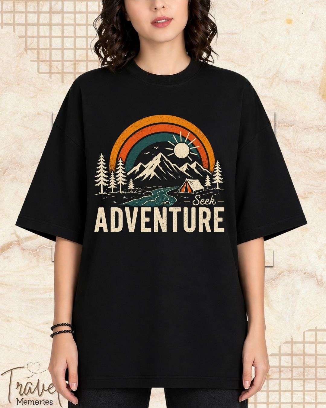 Scenic Route Vintage Adventure Cotton Tshirt Swiftsoul 