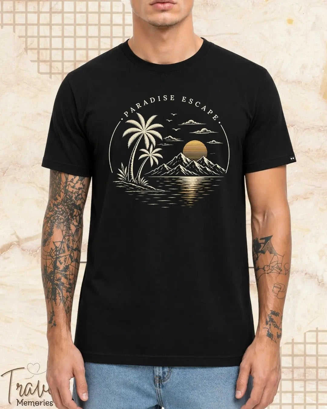 Scenic Route Vintage Adventure Cotton Tshirt Swiftsoul