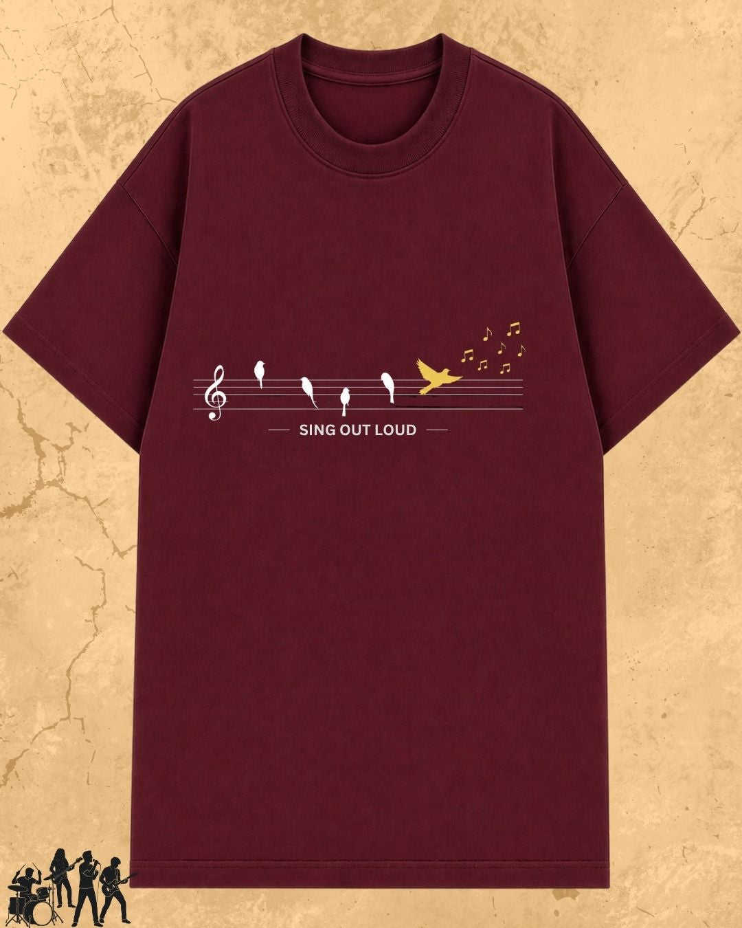 Sing Out Loud Music Cotton T-Shirt Swiftsoul 