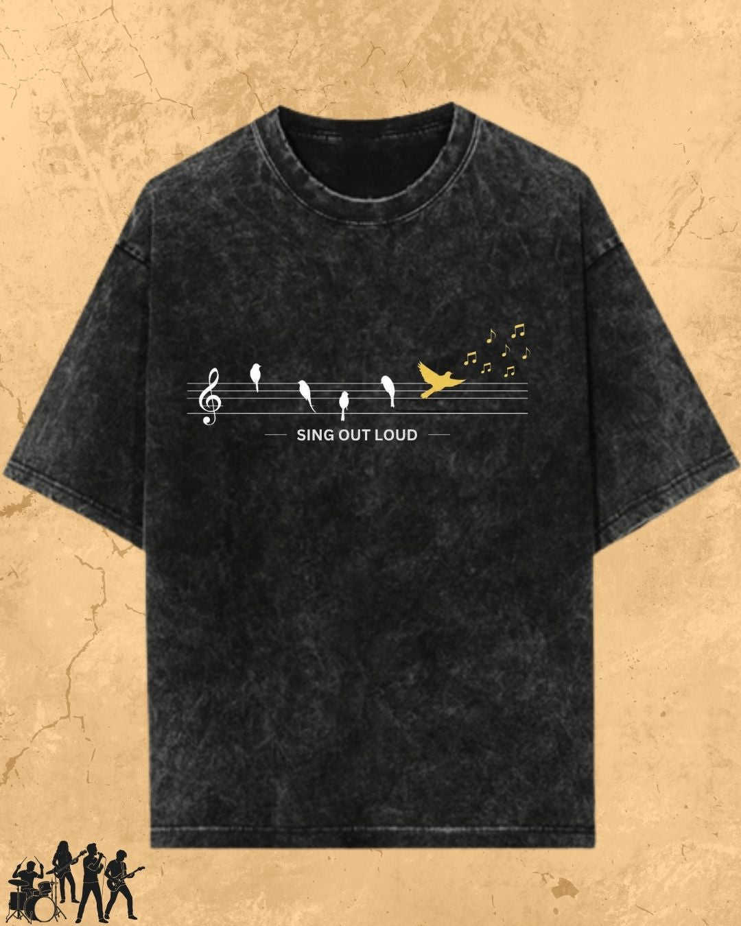 Sing Out Loud Music Cotton T-Shirt Swiftsoul 