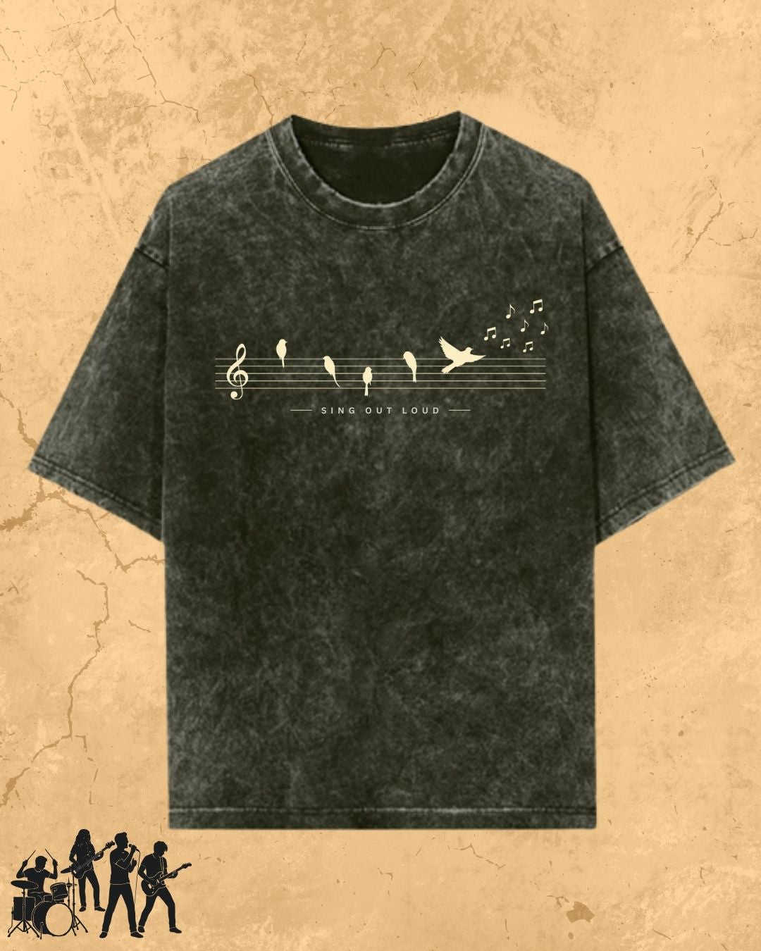 Sing Out Loud Music Cotton T-Shirt Swiftsoul 