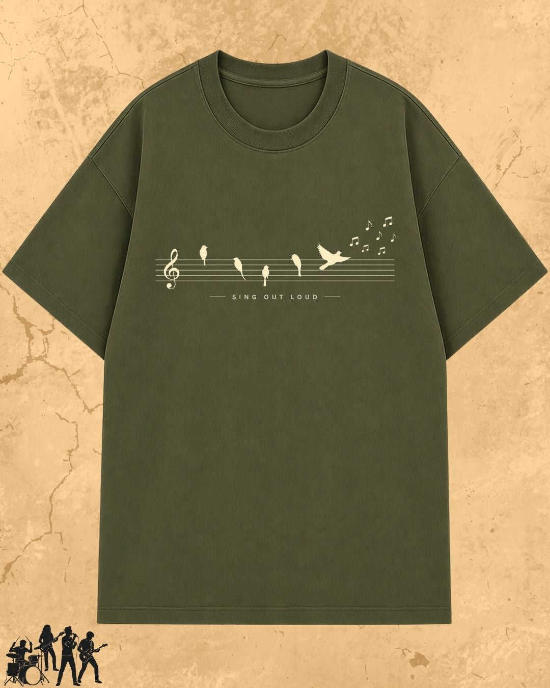 Sing Out Loud Music Cotton T-Shirt Swiftsoul 