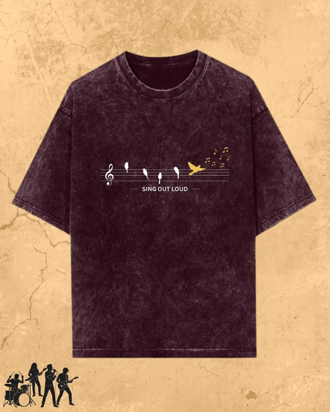 Sing Out Loud Music Cotton T-Shirt Swiftsoul 