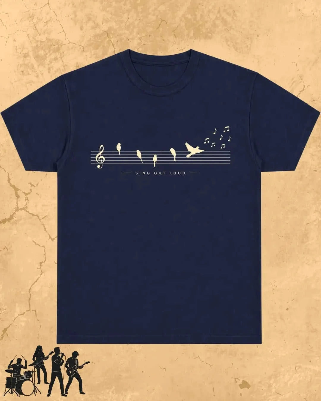 Sing Out Loud Music Cotton T-Shirt Swiftsoul