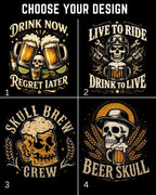 Skull Beer Party T-Shirt Billien LLC 