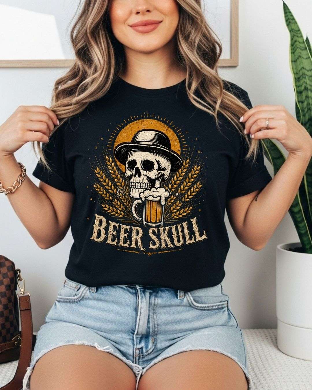 Skull Beer Party T-Shirt Billien LLC 