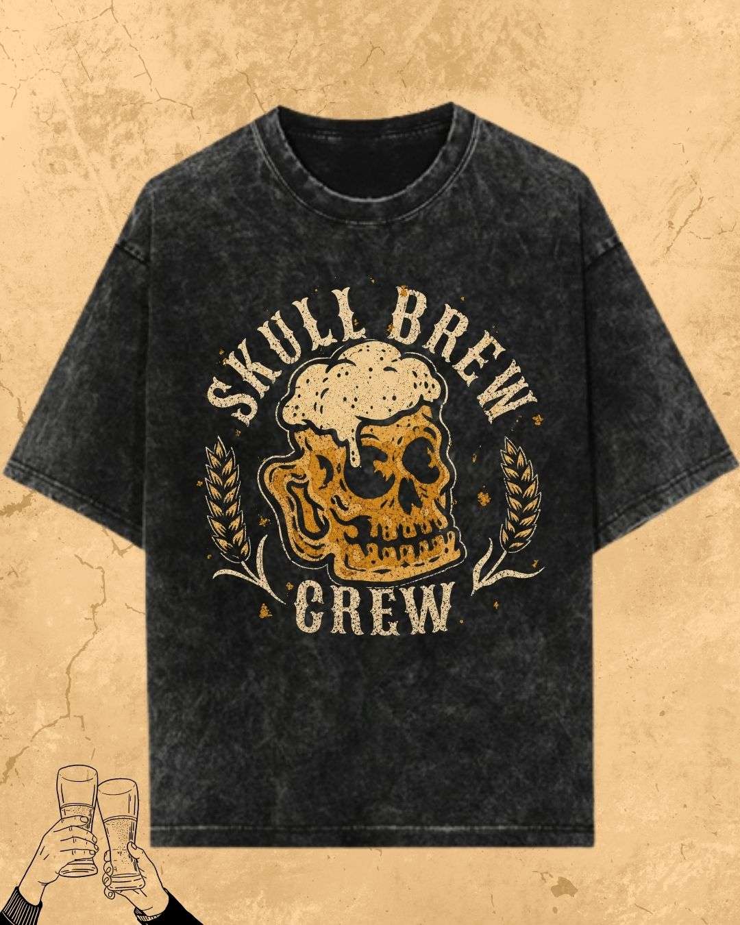 Skull Beer Party T-Shirt Billien LLC 