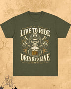 Skull Beer Party T-Shirt Billien LLC 