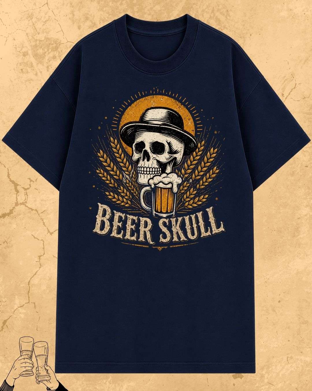 Skull Beer Party T-Shirt Billien LLC 