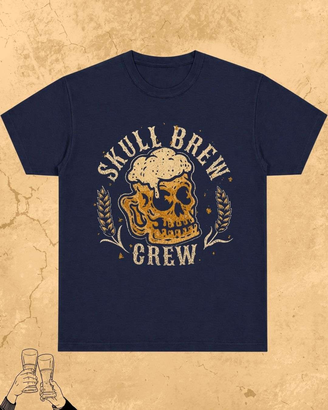Skull Beer Party T-Shirt Billien LLC 