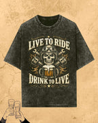 Skull Beer Party T-Shirt Billien LLC 