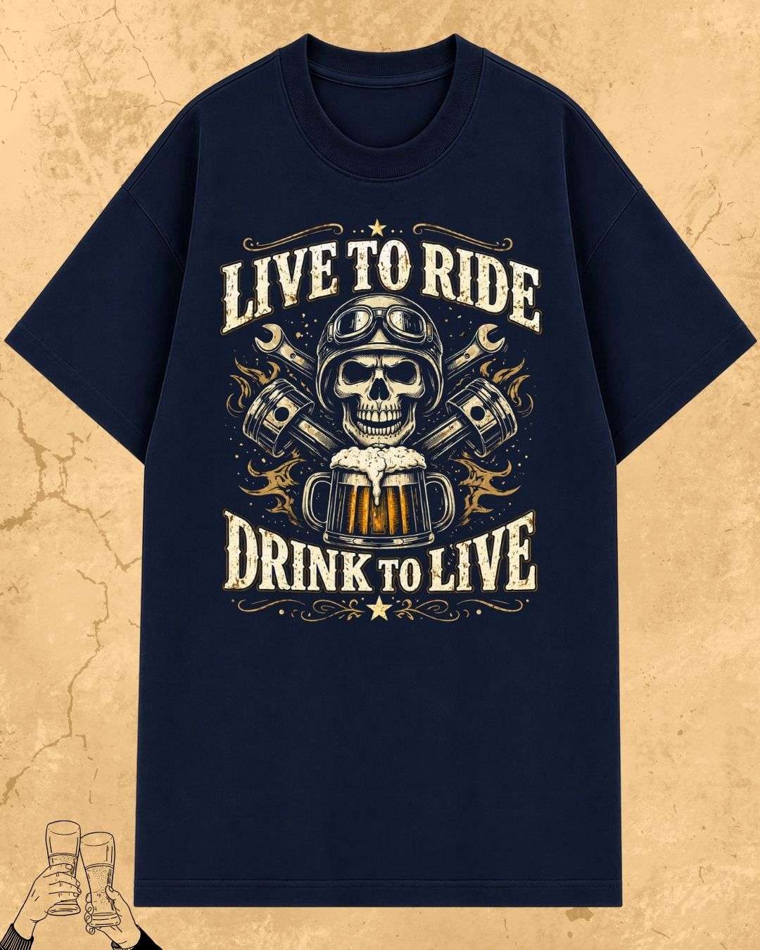 Skull Beer Party T-Shirt Billien LLC 