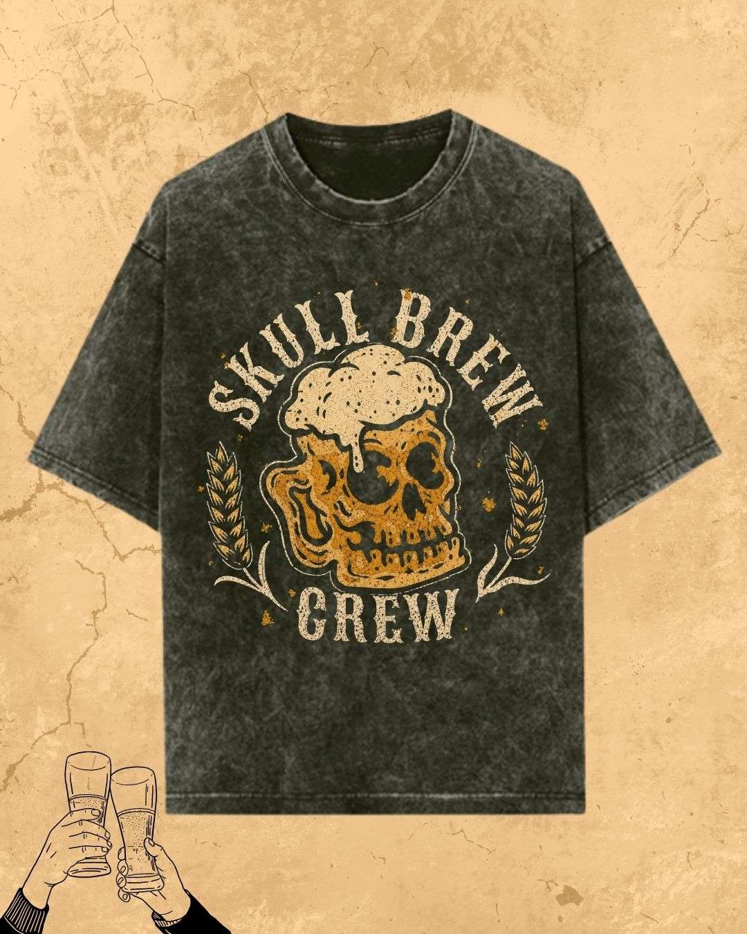 Skull Beer Party T-Shirt Billien LLC 
