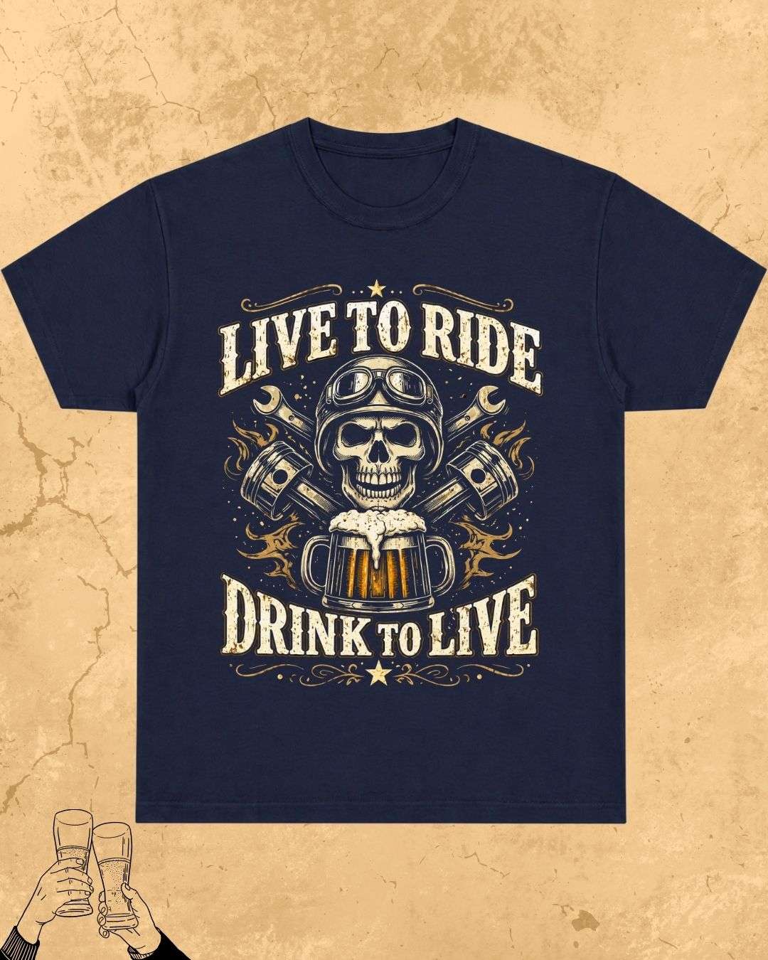 Skull Beer Party T-Shirt Billien LLC 