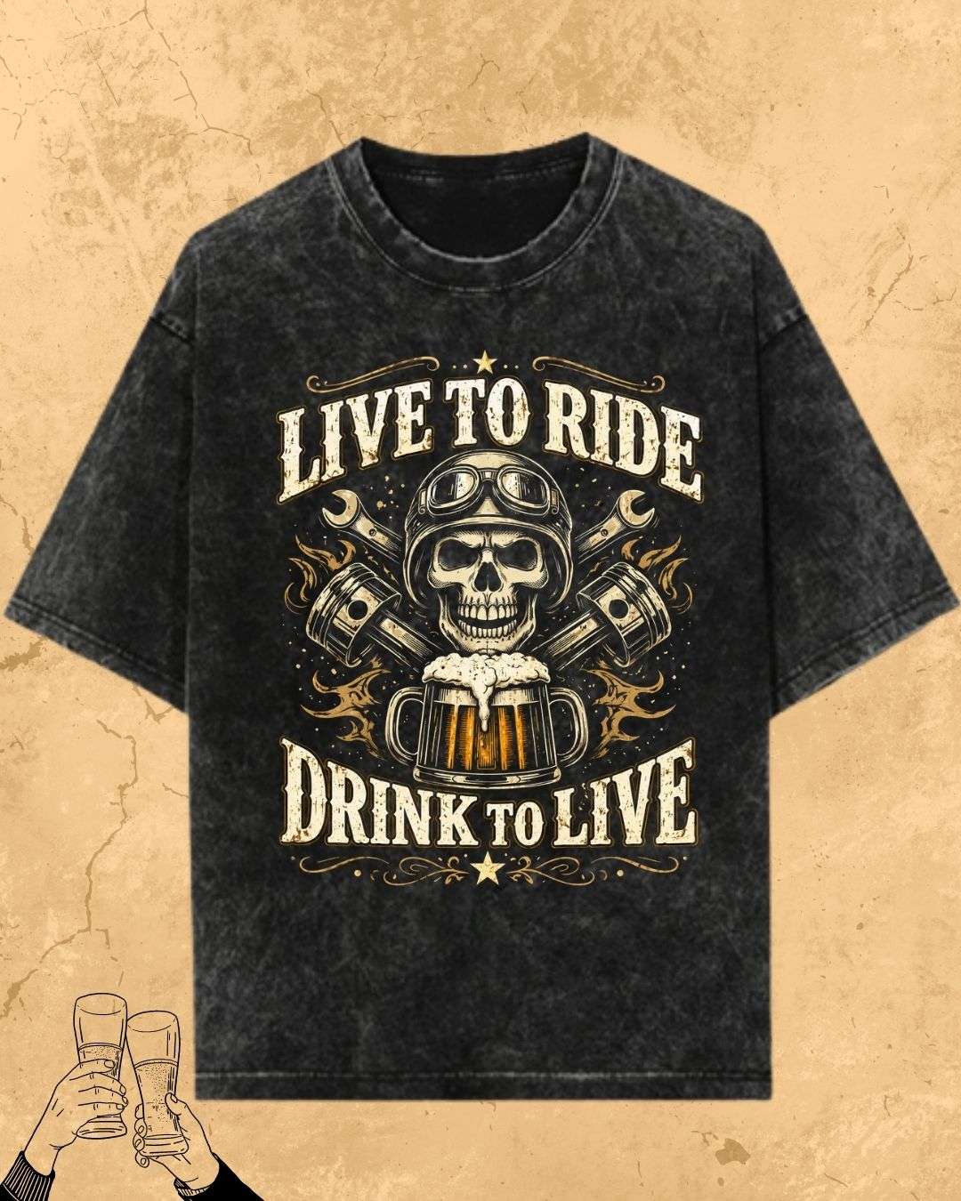 Skull Beer Party T-Shirt Billien LLC 