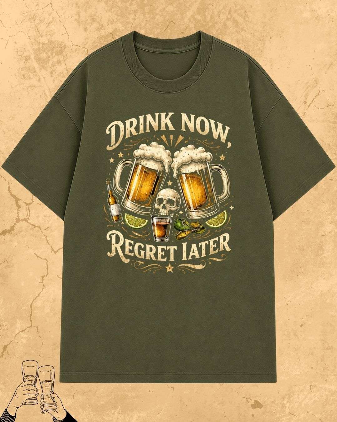 Skull Beer Party T-Shirt Billien LLC 