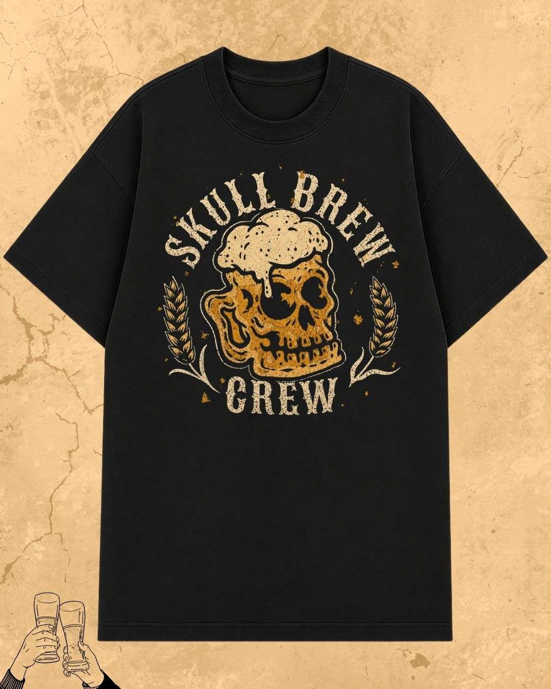 Skull Beer Party T-Shirt Billien LLC 
