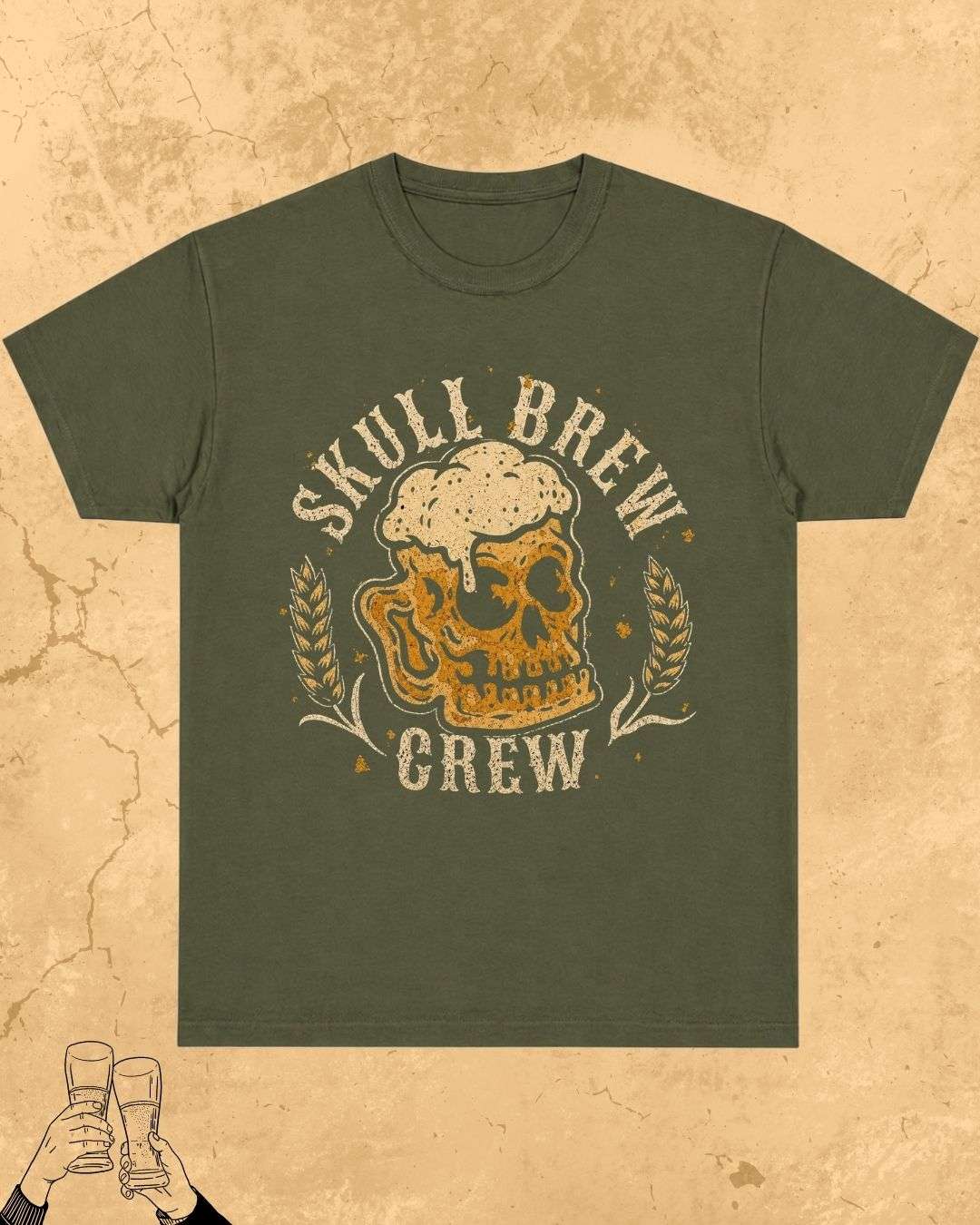 Skull Beer Party T-Shirt Billien LLC 
