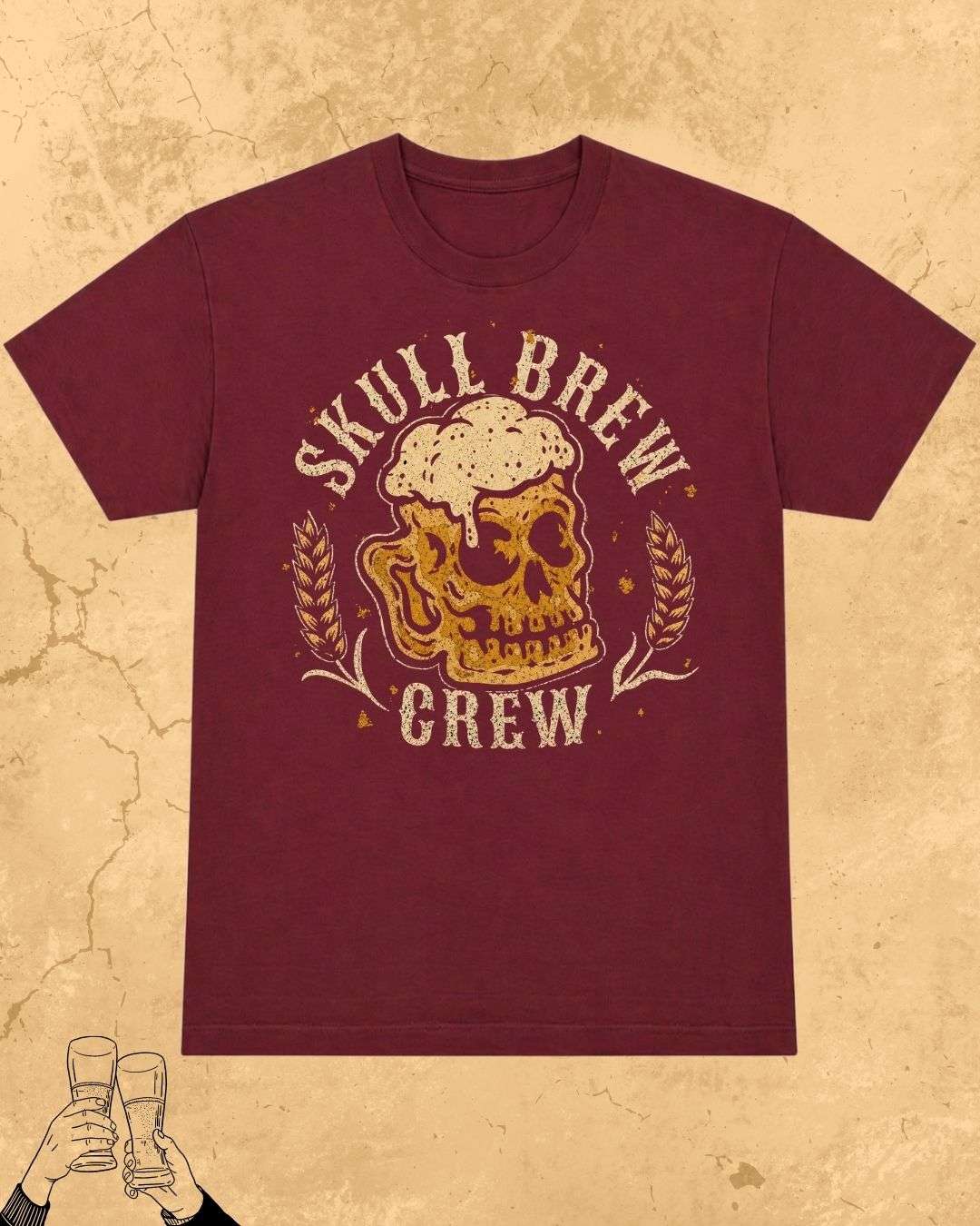 Skull Beer Party T-Shirt Billien LLC 