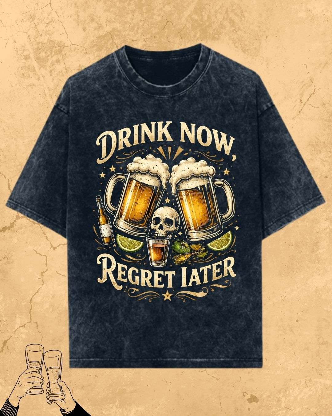 Skull Beer Party T-Shirt Billien LLC 