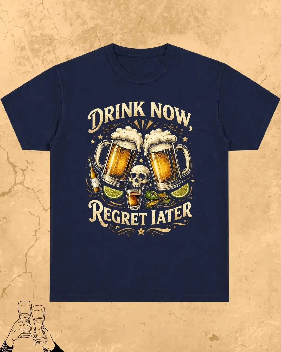 Skull Beer Party T-Shirt Swiftsoul