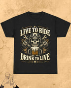 Skull Beer Party T-Shirt Swiftsoul