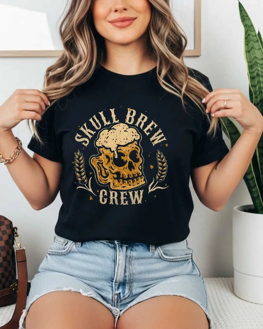 Skull Beer Party T-Shirt Swiftsoul
