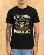 Skull Beer Party T-Shirt Swiftsoul