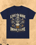 Skull Beer Party T-Shirt Swiftsoul