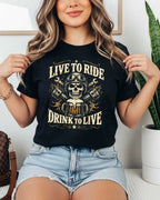 Skull Beer Party T-Shirt Swiftsoul