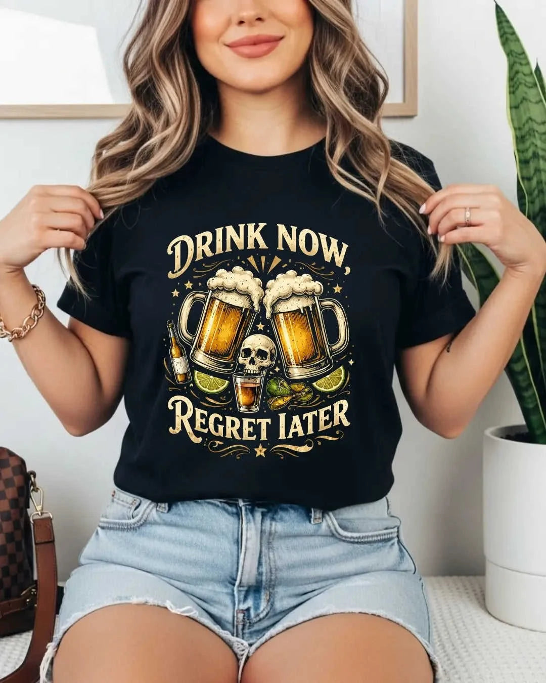 Skull Beer Party T-Shirt Swiftsoul