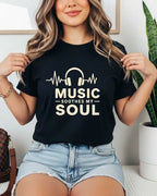 Soul Escape Music Cotton T-Shirt Swiftsoul