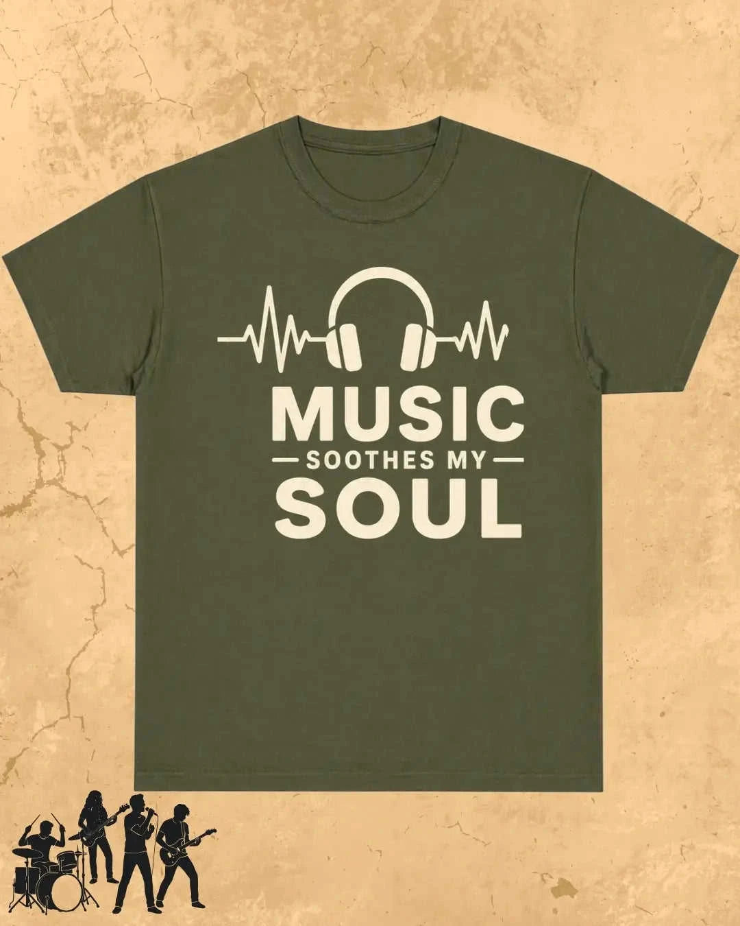 Soul Escape Music Cotton T-Shirt Swiftsoul
