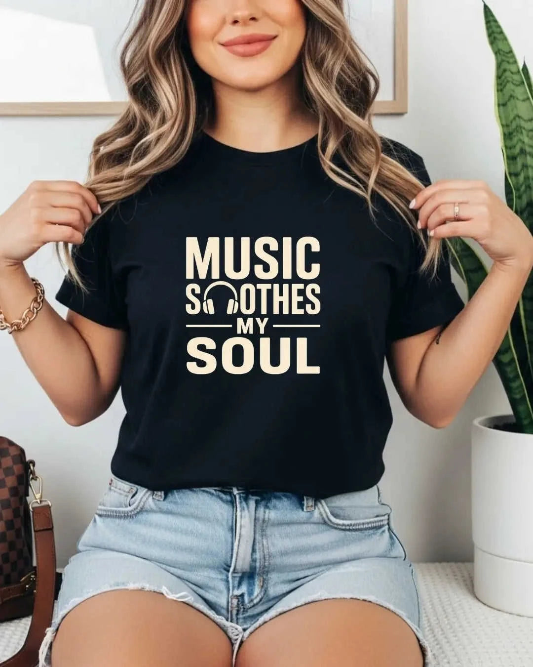 Soul Escape Music Cotton T-Shirt Swiftsoul