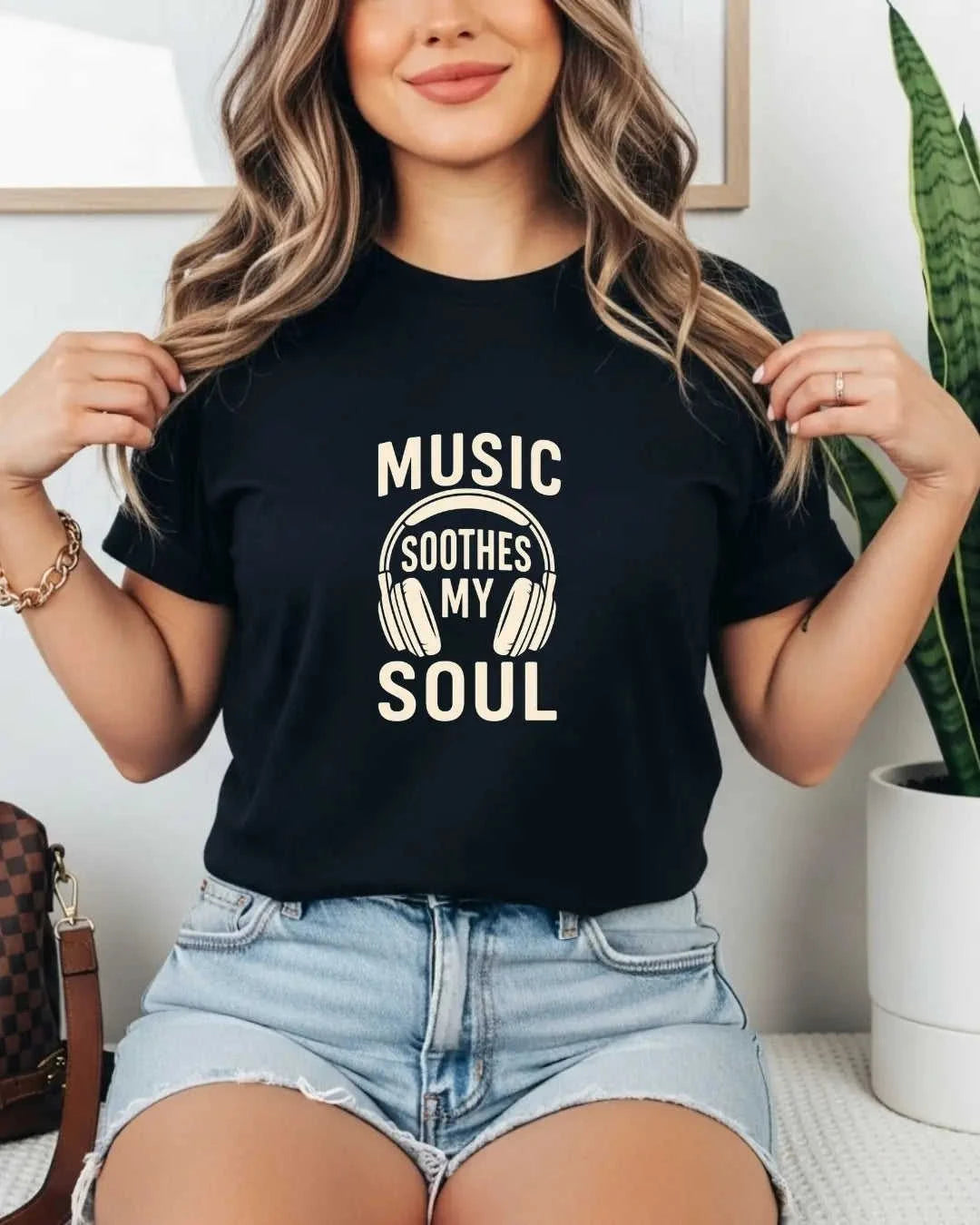 Soul Escape Music Cotton T-Shirt Swiftsoul