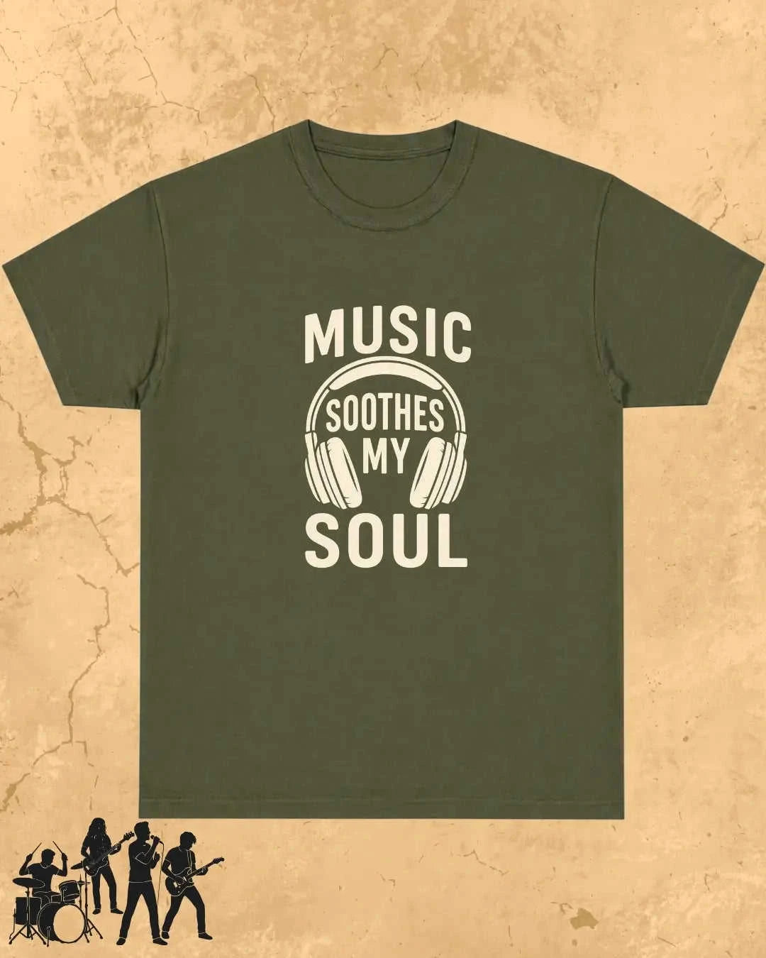 Soul Escape Music Cotton T-Shirt Swiftsoul