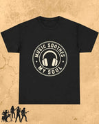 Soul Escape Music Cotton T-Shirt Swiftsoul
